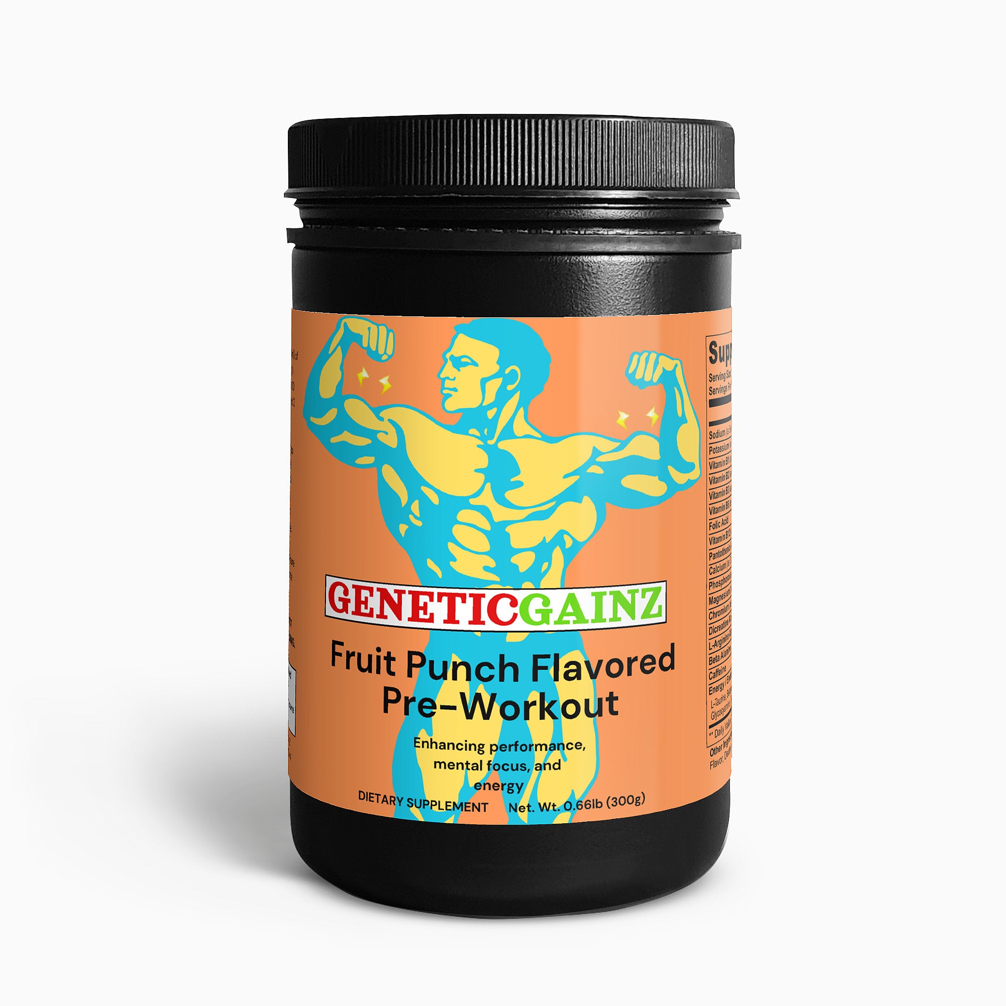 Nitric Shock Pre-Workout Powder (Fruit Punch)